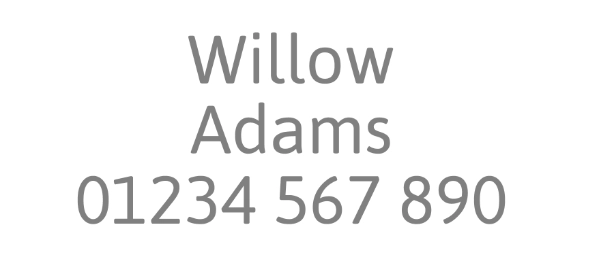 Tiger Tags personalised name labels Step 1