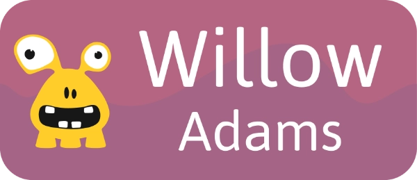 Iron-on school name labels Step 2